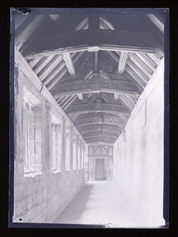 Hereford Cathedral Vicar's cloister Image credit Leeds University Library