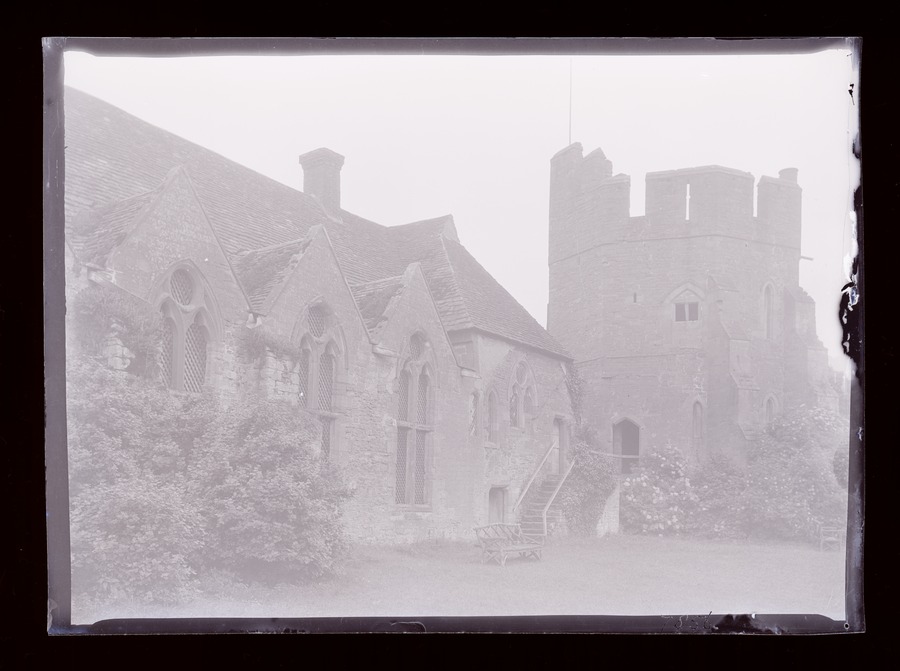 Stokesay Castle, from court Image credit Leeds University Library