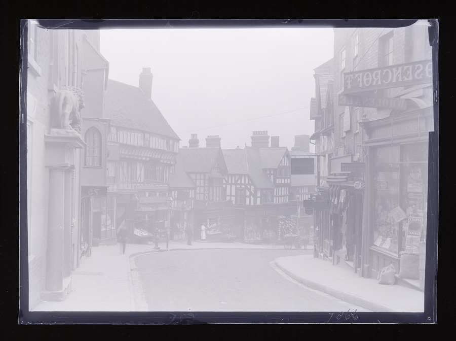 Shrewsbury, Wyle Cop Image credit Leeds University Library