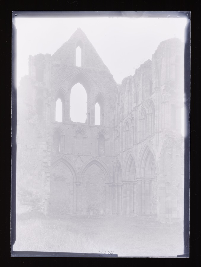 Wenlock Abbey, S. aisle Image credit Leeds University Library