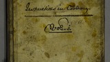 An anonymous recipe book with the title 'Instructions in cookery' and some additional recipes in other hands