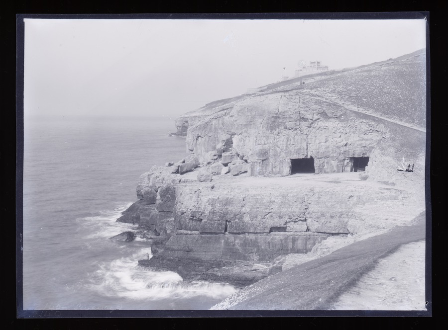 Swanage Cliffs, Tilly Weir [Whim] & cliffs from L.H. [Lighthouse] Image credit Leeds University Library