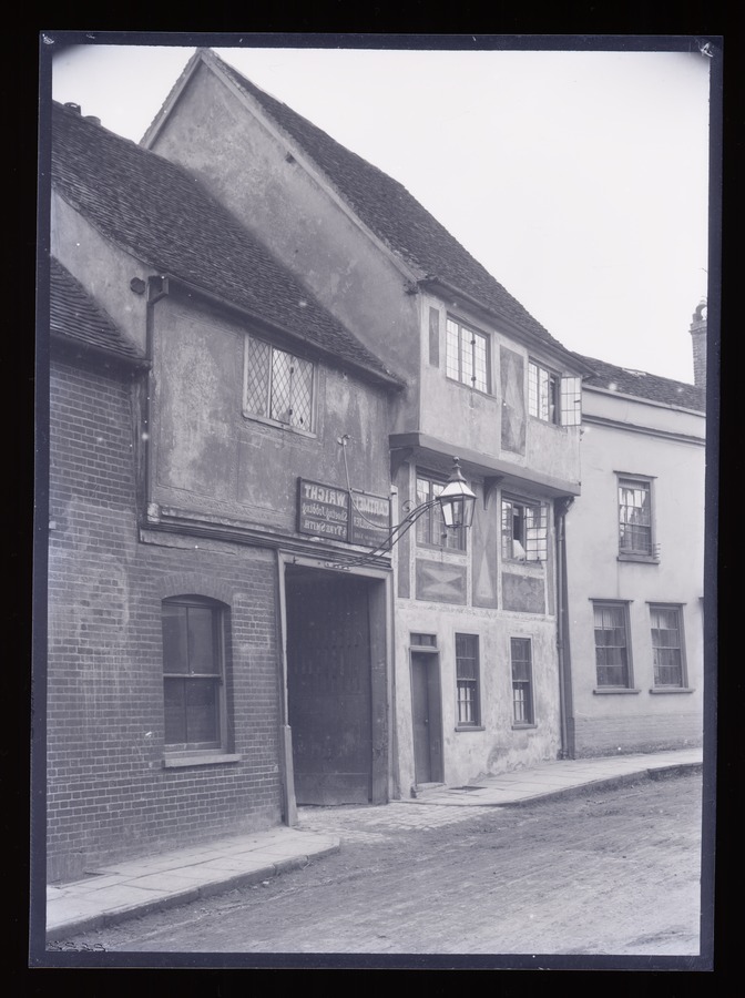 St.Albans, Old houses Image credit Leeds University Library