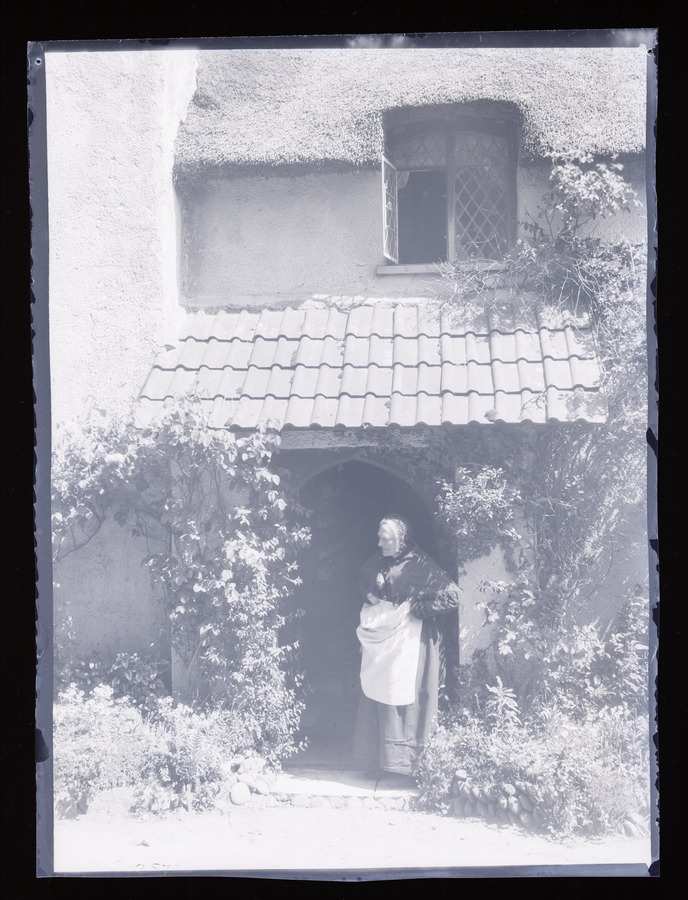 Selworthy, Cottage porch Image credit Leeds University Library
