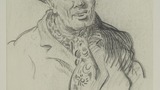 Pencil portrait of Jim Kingdon. Kirkstall.1948.