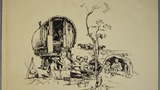 38 drawings of scenes including Gypsies and Travellers.