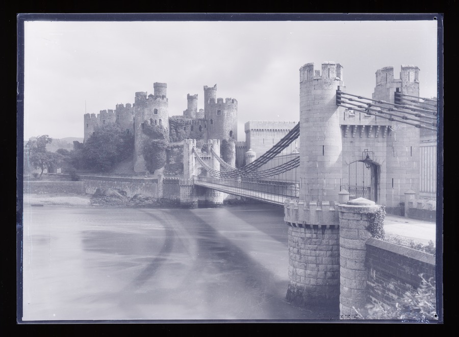 Conway Castle, from SE Image credit Leeds University Library