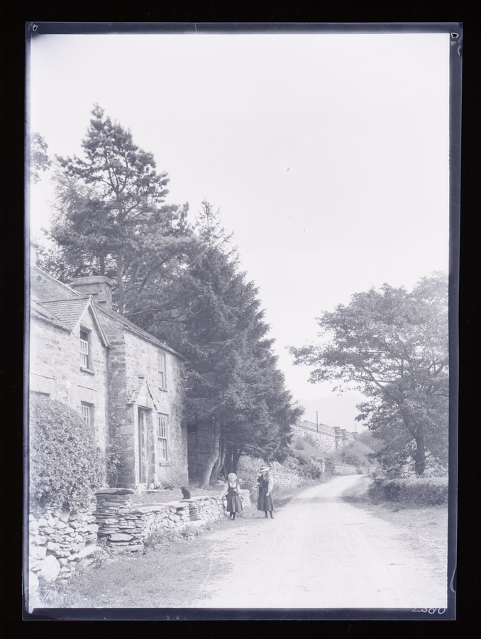 Betws-y-Coed, Lleder and cottage Image credit Leeds University Library