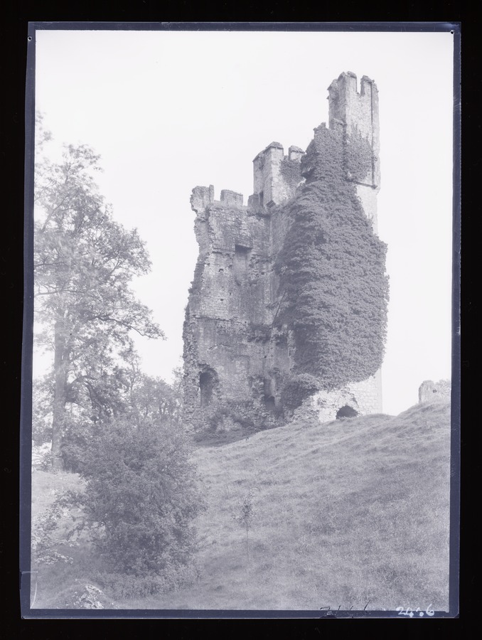 Helmsley Castle Image credit Leeds University Library
