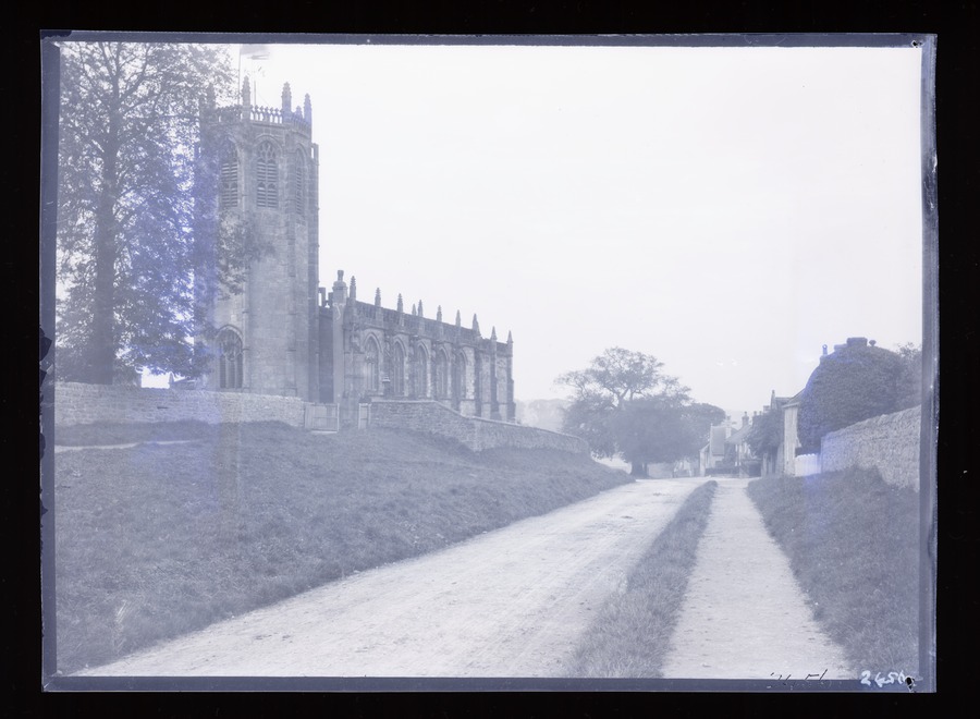 Coxwold Church and Village Image credit Leeds University Library
