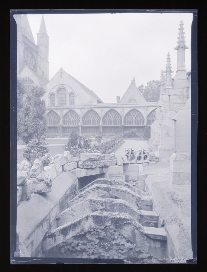 Gloucester Cathedral, Old Water Tank Image credit Leeds University Library