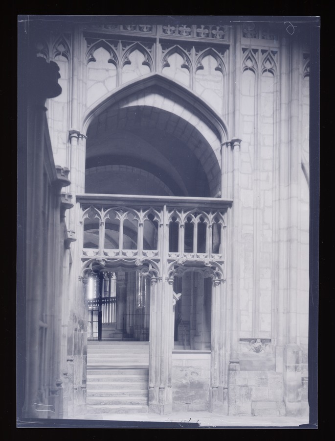 Gloucester Cathedral Image credit Leeds University Library