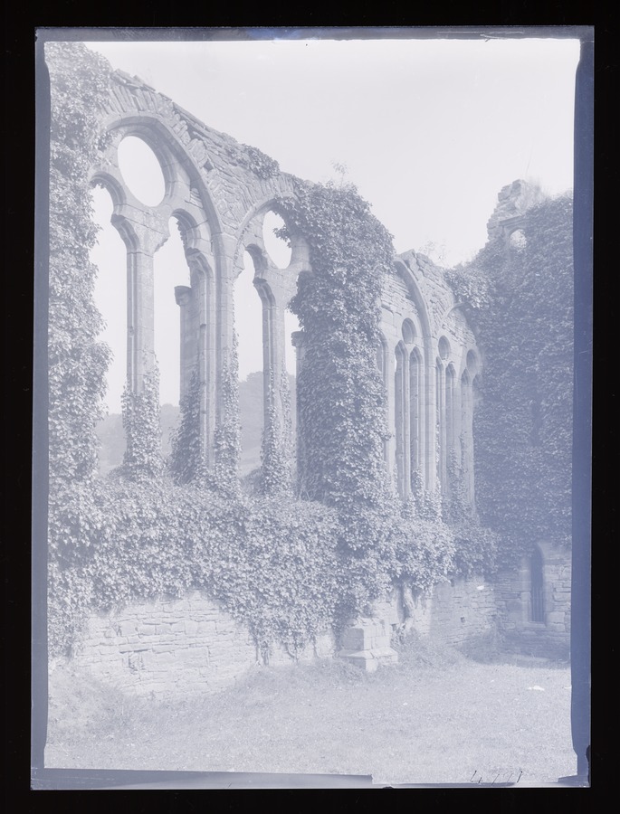 Tintern Abbey, windows Image credit Leeds University Library