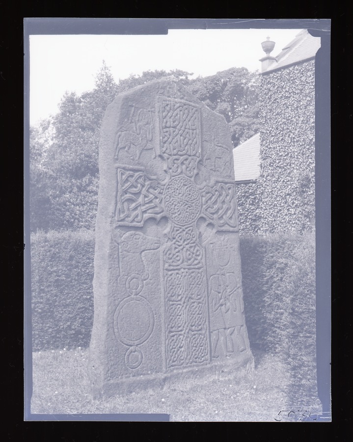Glamis Sculptured stone Manse garden Image credit Leeds University Library