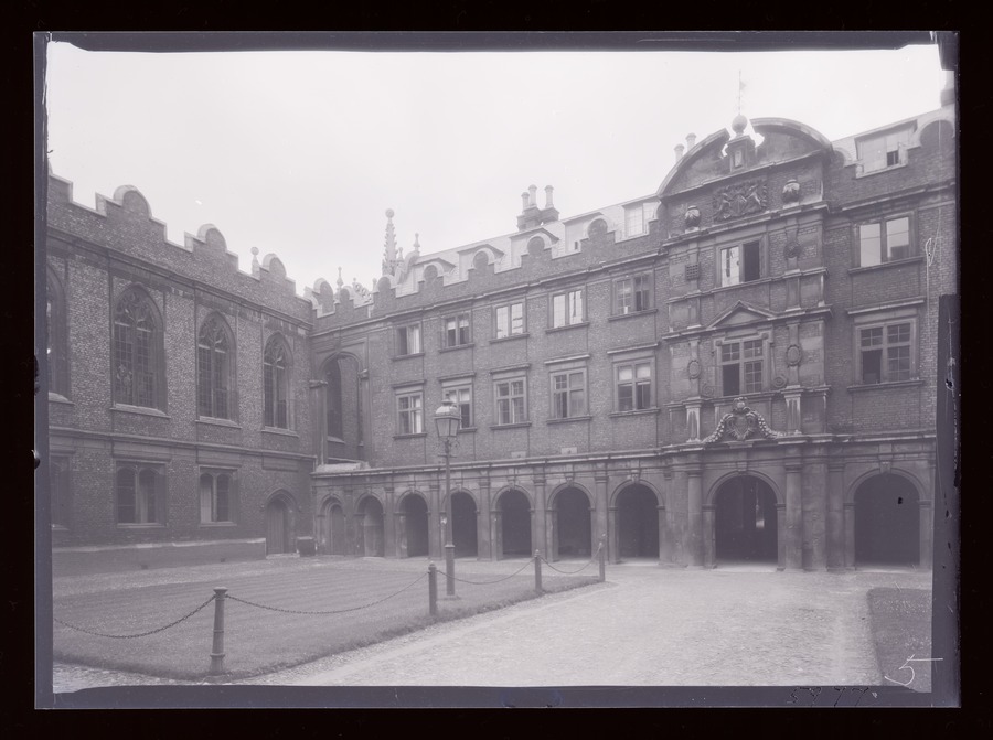 Cambridge St John's College Quad Image credit Leeds University Library