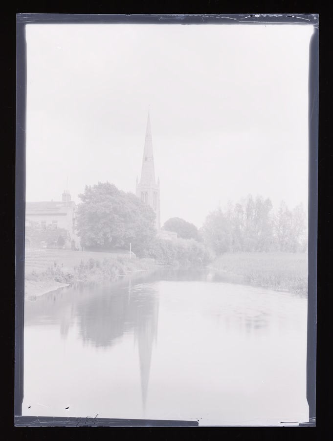 St Ives Church and River Image credit Leeds University Library