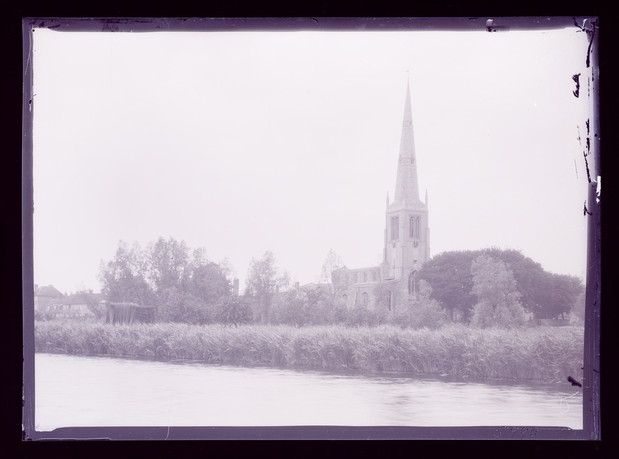 St Ives Church and River Image credit Leeds University Library
