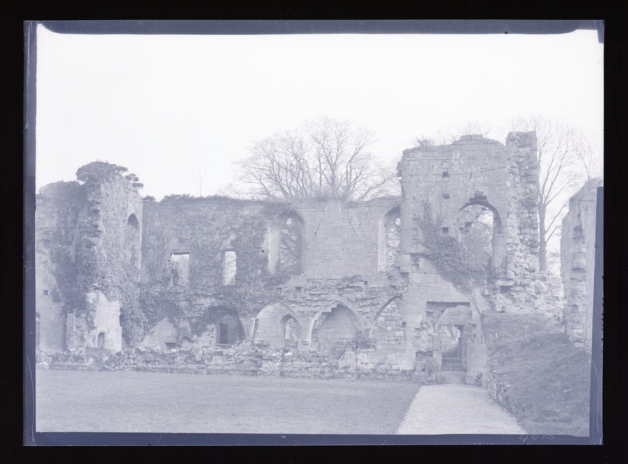 Jervaulx Abbey, Steps Image credit Leeds University Library