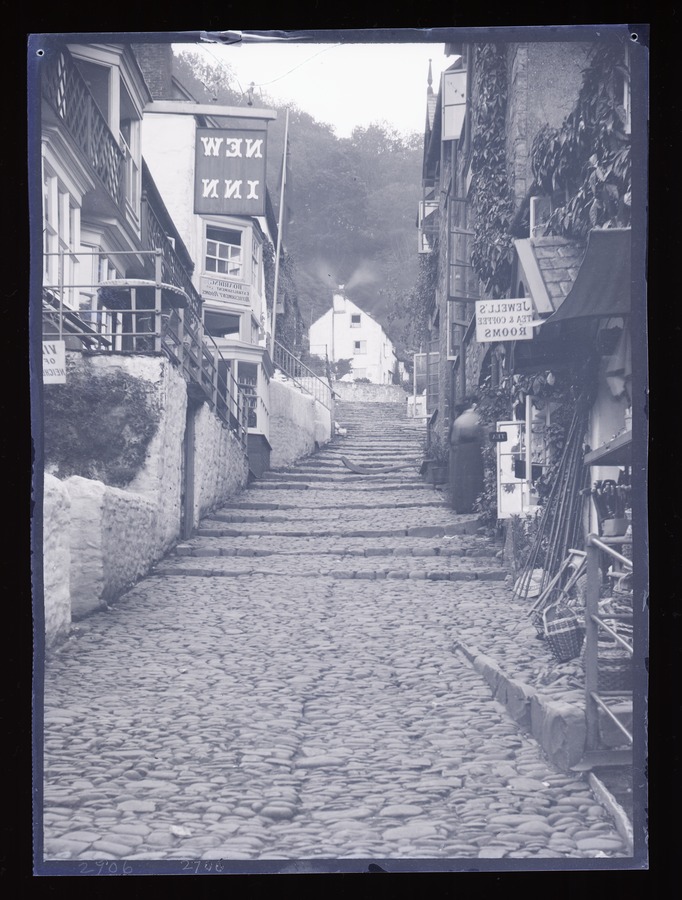 Clovelly, up street Image credit Leeds University Library