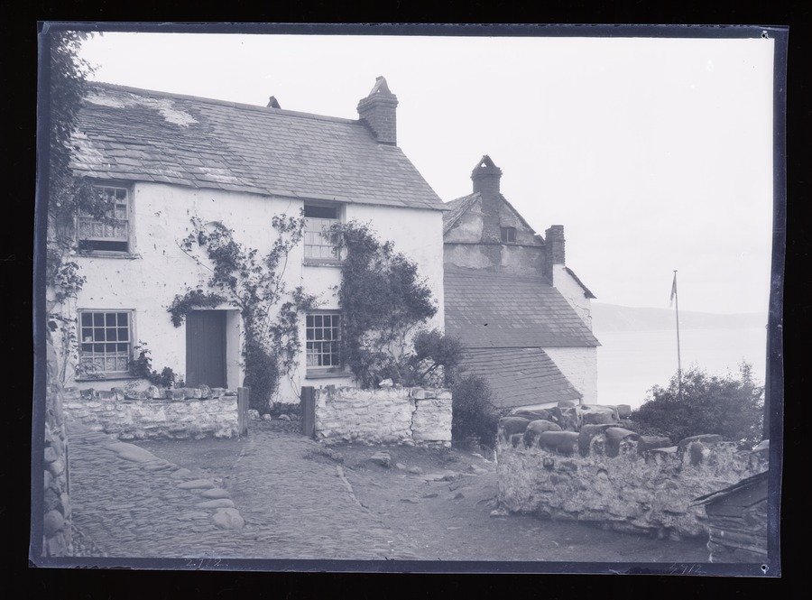 Clovelly, cottage & along coast Image credit Leeds University Library