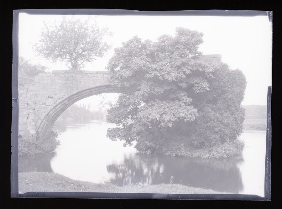 Old Bridge of Earn through Arch Image credit Leeds University Library