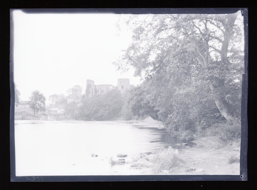 Barnard Castle, from new bridge Image credit Leeds University Library