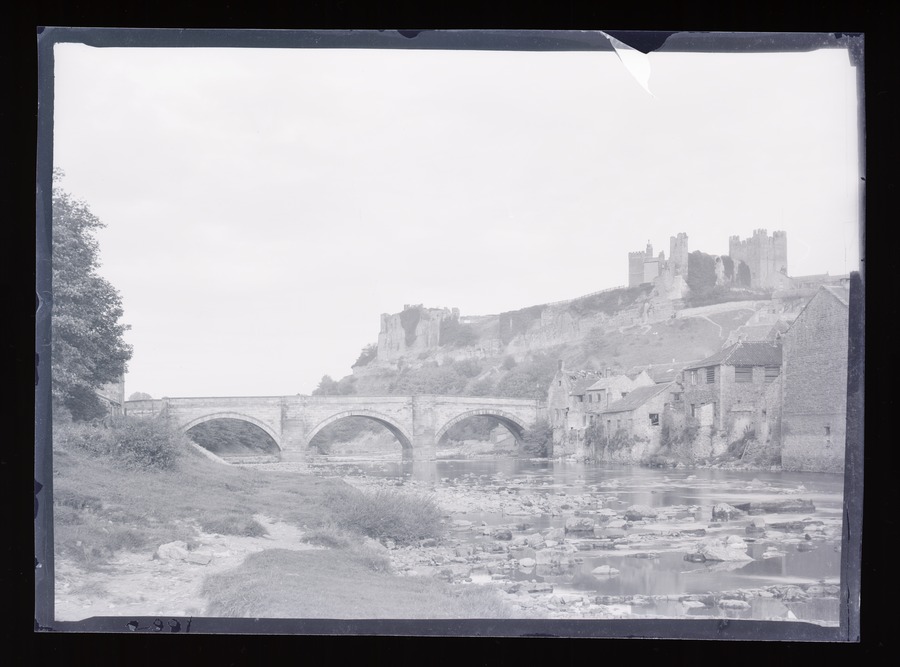 Richmond Castle, from W Image credit Leeds University Library