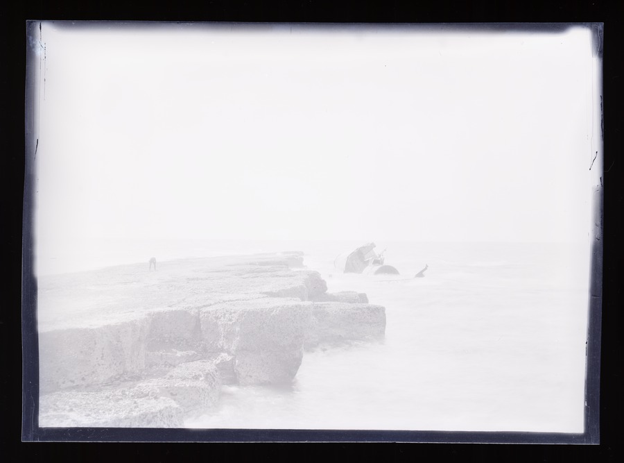 Filey Brigg and wreck Image credit Leeds University Library