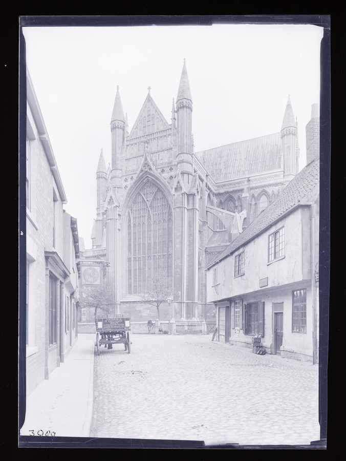 Beverley, The Minster from E Image credit Leeds University Library