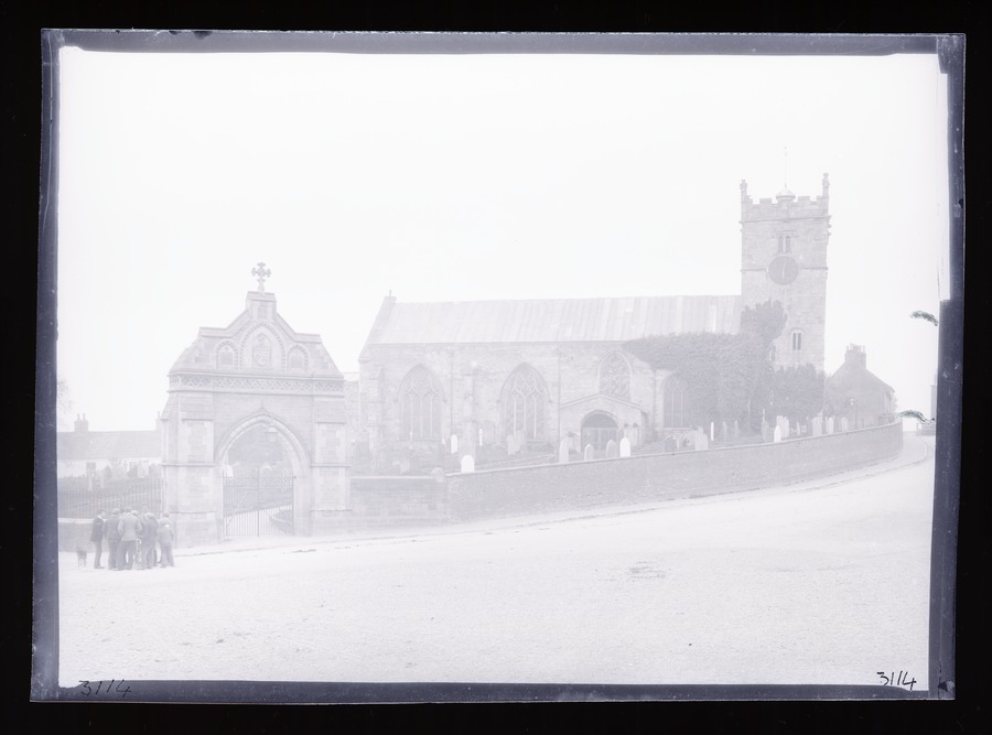 Hunmanby Church Image credit Leeds University Library