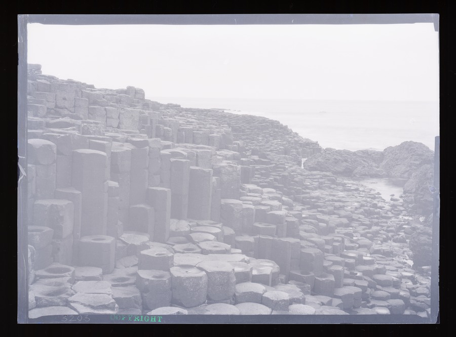 Giant's Causeway, to sea Image credit Leeds University Library