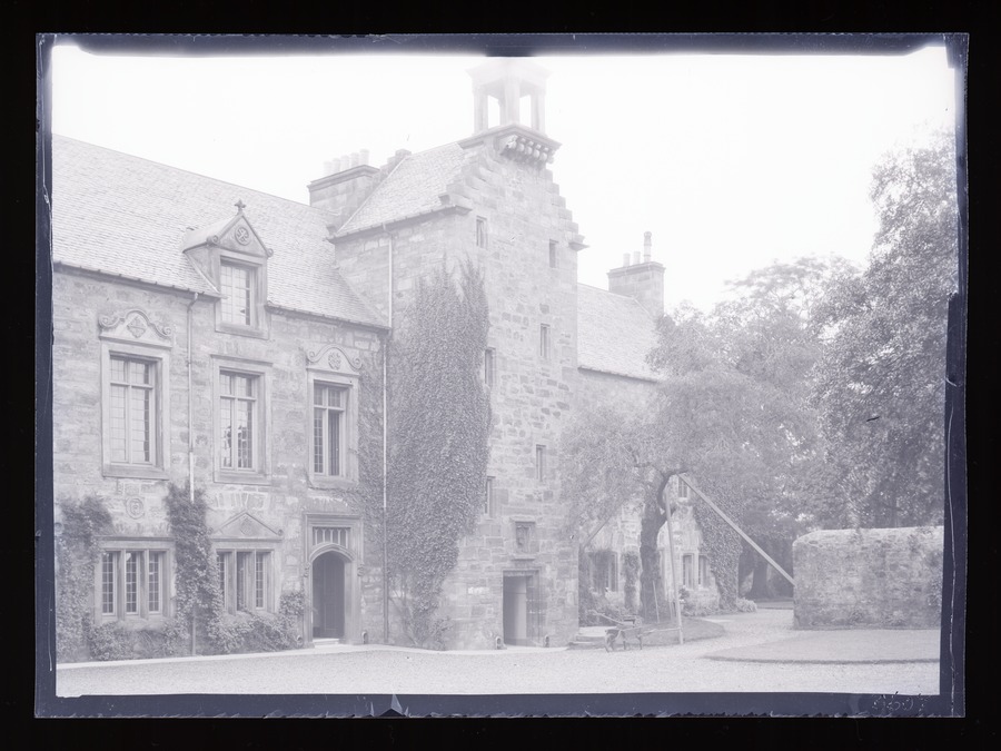 St Andrews, St Mary's College, thorn tree planted by Mary Queen of Scots Image credit Leeds University Library