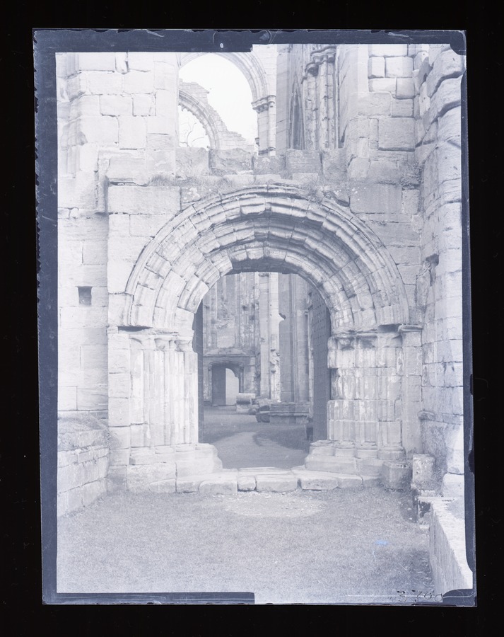 Fountains Abbey, S.Transcept Image credit Leeds University Library
