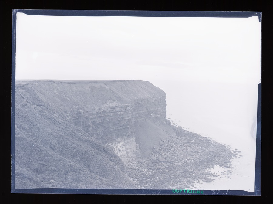 Cliffs between Gristhorpe and Filey Image credit Leeds University Library