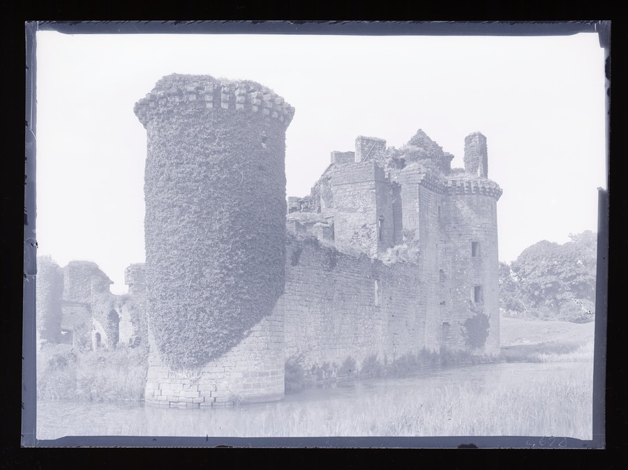 Caerlaverock Castle Image credit Leeds University Library