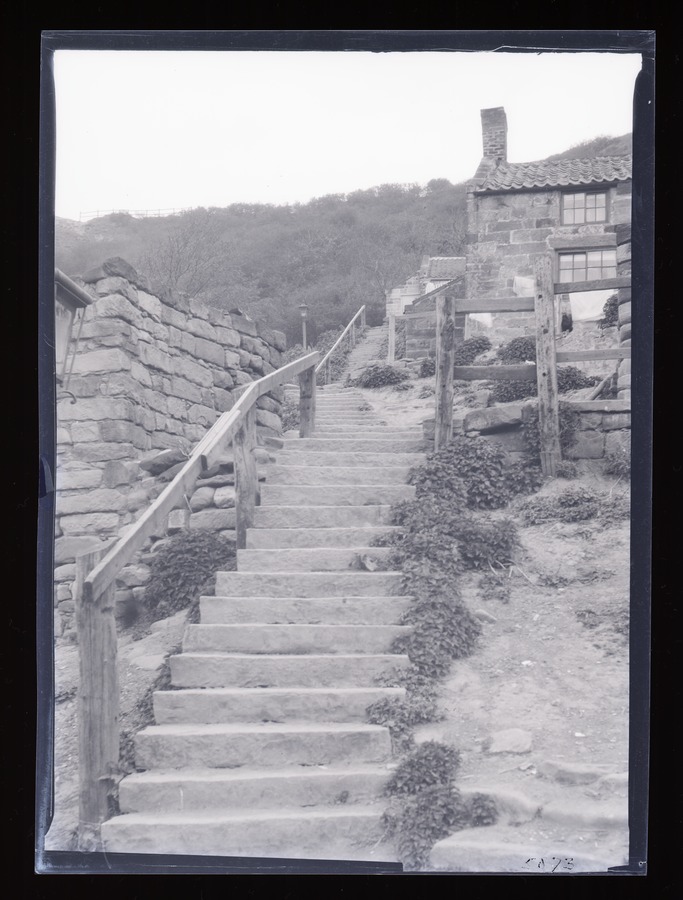Runswick, steps Image credit Leeds University Library