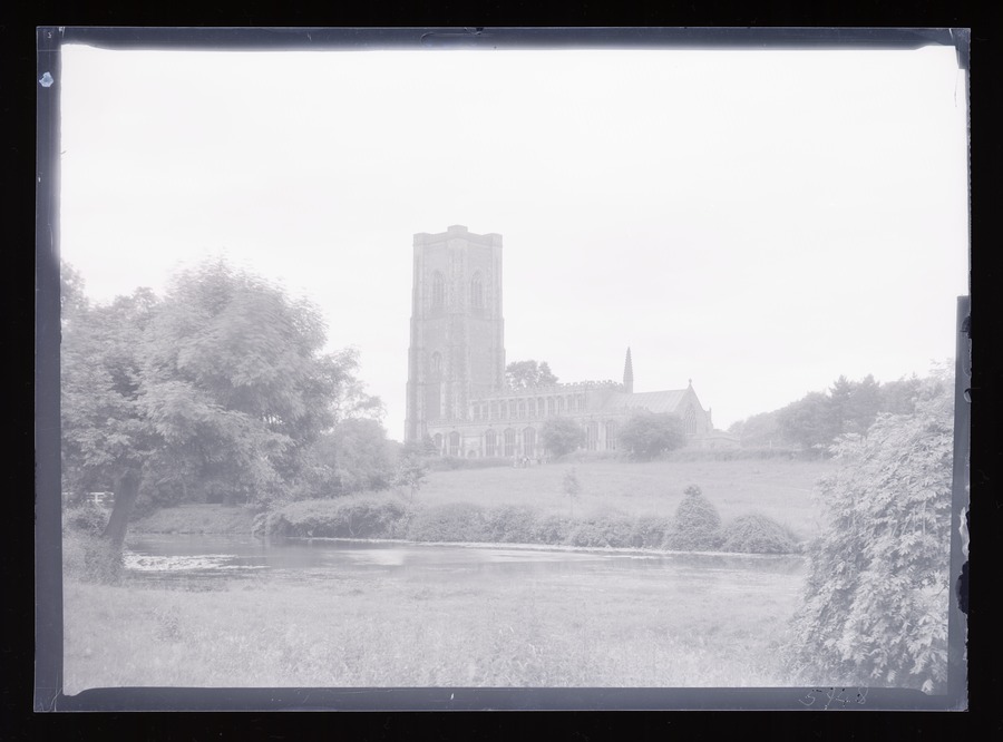 Lavenham Church from SW Image credit Leeds University Library