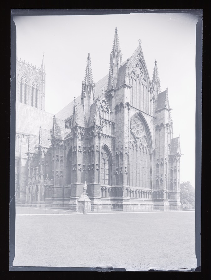 Lincoln Cathedral, from N.E. Image credit Leeds University Library