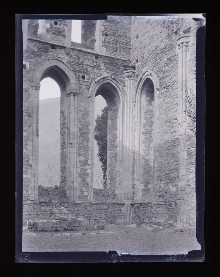 Vale of Crucis Abbey, N.E. corner of chancel Image credit Leeds University Library
