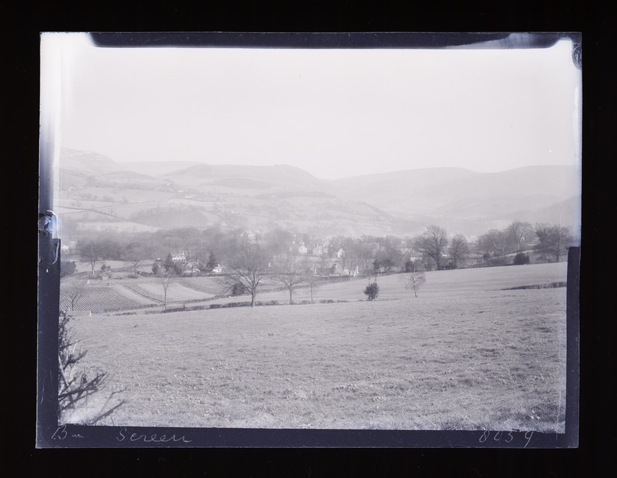 Vale of Llangollen, from Cherk road Image credit Leeds University Library