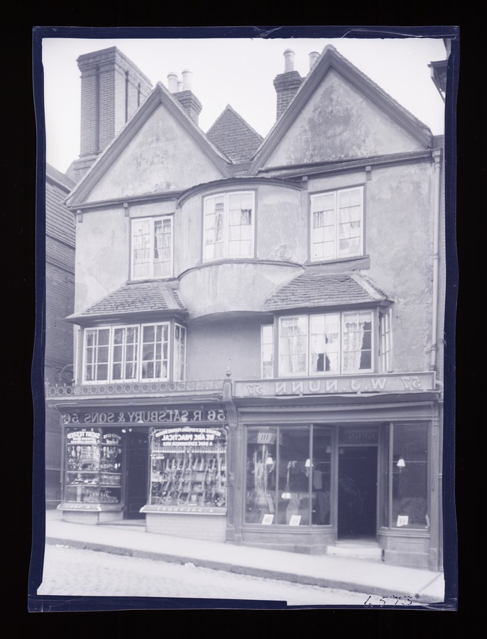 Guildford, old shops Image credit Leeds University Library