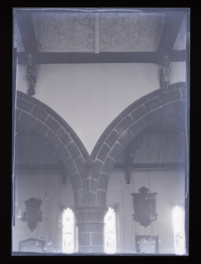 Leeds, St. Johns Church, corbels Image credit Leeds University Library