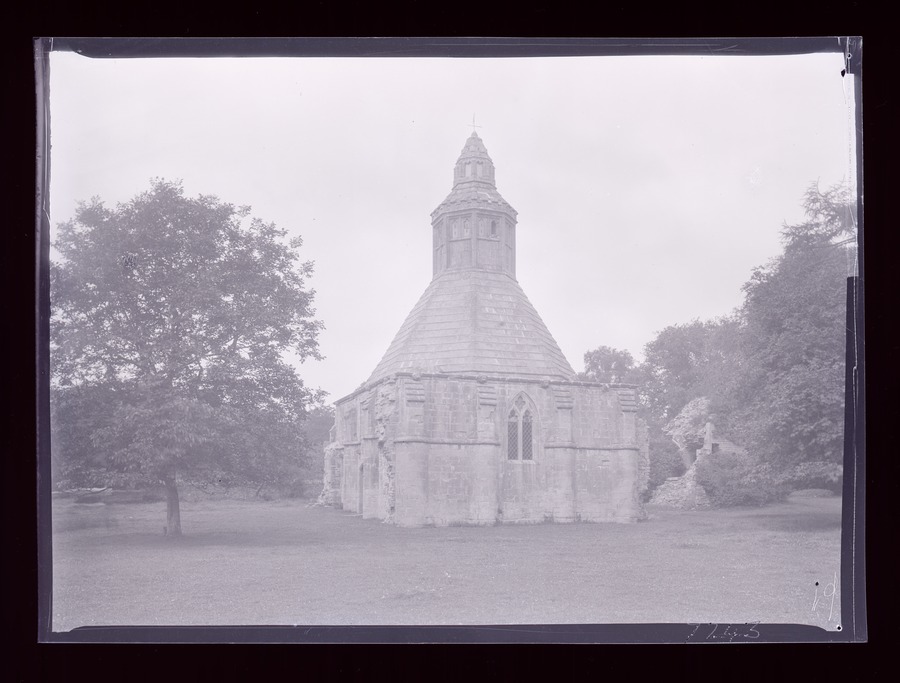 Glastonbury Abbey, Abbot's Kitchen Image credit Leeds University Library