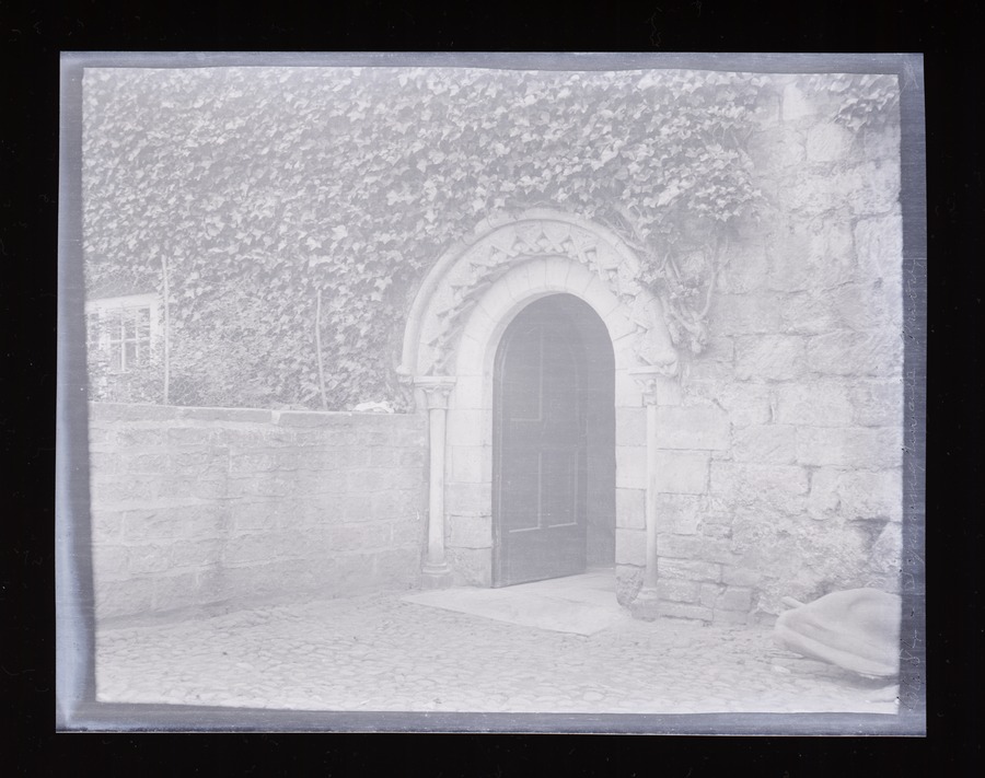 Synningthwaite Priory, doorway Image credit Leeds University Library