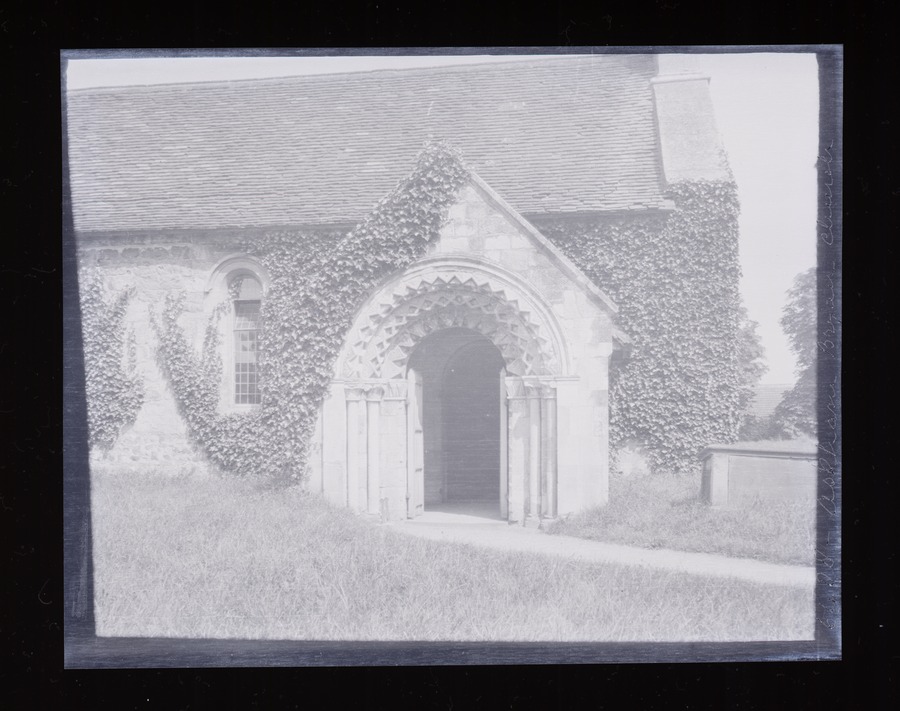 Askham Bryan Church, doorway Image credit Leeds University Library