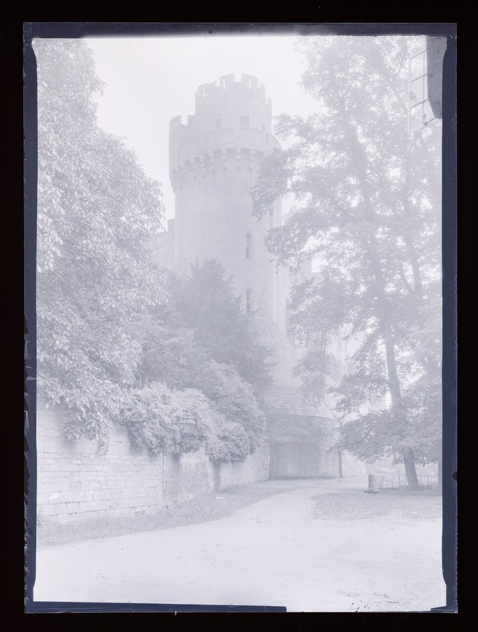 Warwick Castle, Caeser's Tower Image credit Leeds University Library