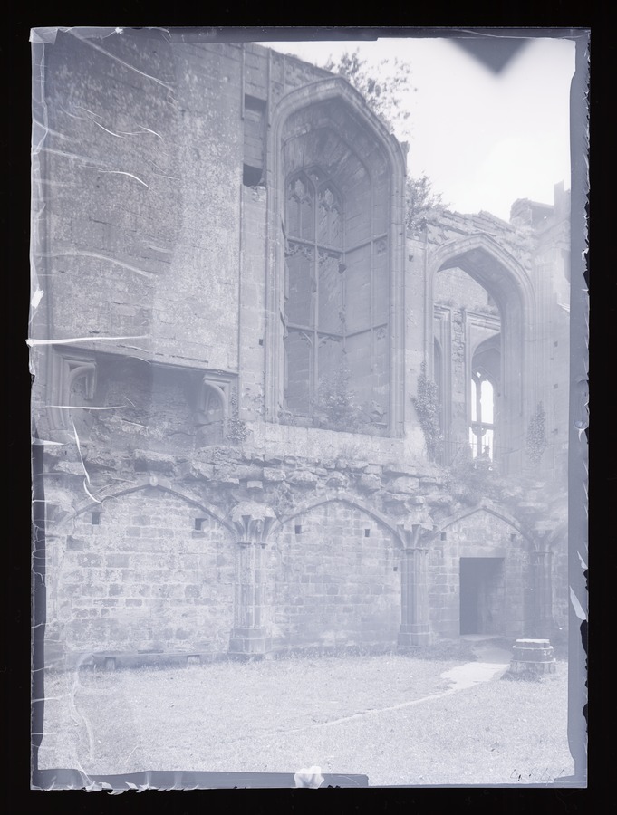 Kenilworth Castle, interior of Gaunt's Apartments [Great Hall] Image credit Leeds University Library