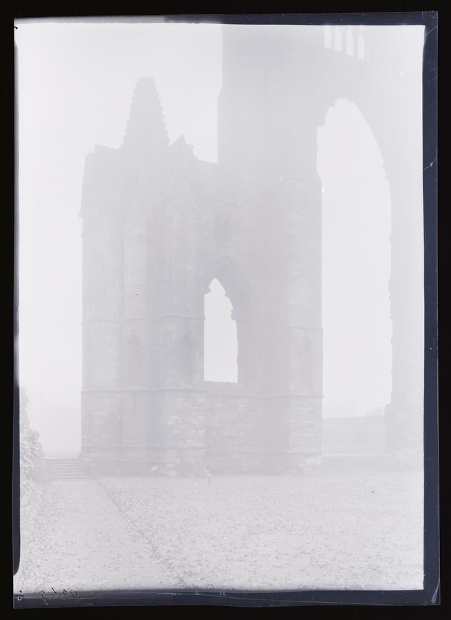 Guisborough Priory, S.W. Buttress Image credit Leeds University Library