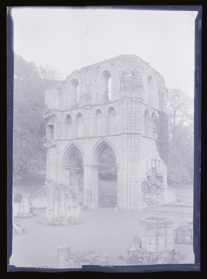 Roche Abbey, N. transept Image credit Leeds University Library