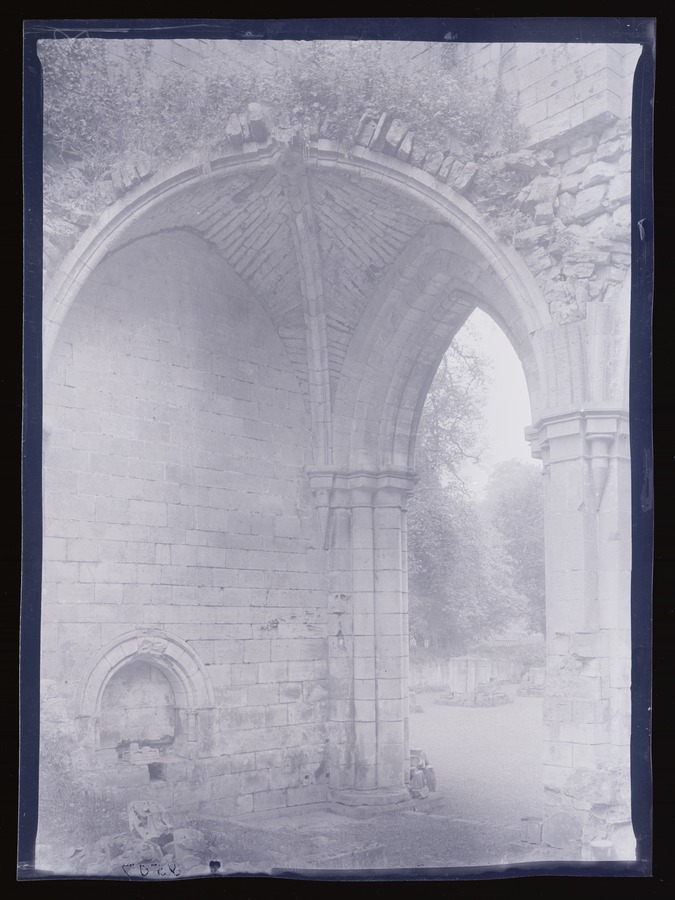 Roche Abbey, N. transept Image credit Leeds University Library